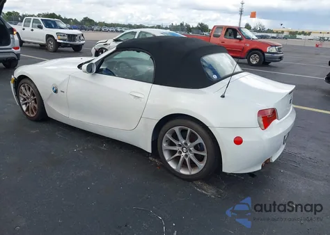 2006 BMW Z4 3.0I z USA, uszkodzony, nr VIN 4USBU33566LW69722